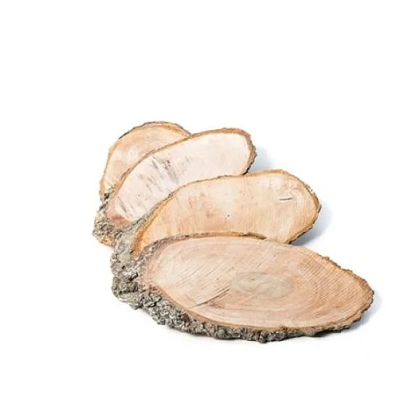 Badaboum Rondin De Bois Ovales 20 Cm X 4 Pi Ces Online