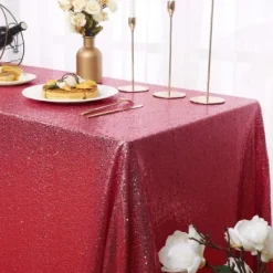 Discount Rouleau De Nappe Paillet E Rouge 3 M Tres Theme Joyeux Anniversaire