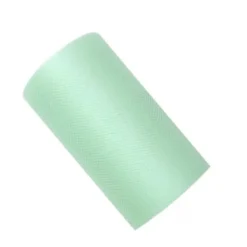 New Rouleau De Tulle 8Cm Mariage Vert Pastel Theme Deco Pastel