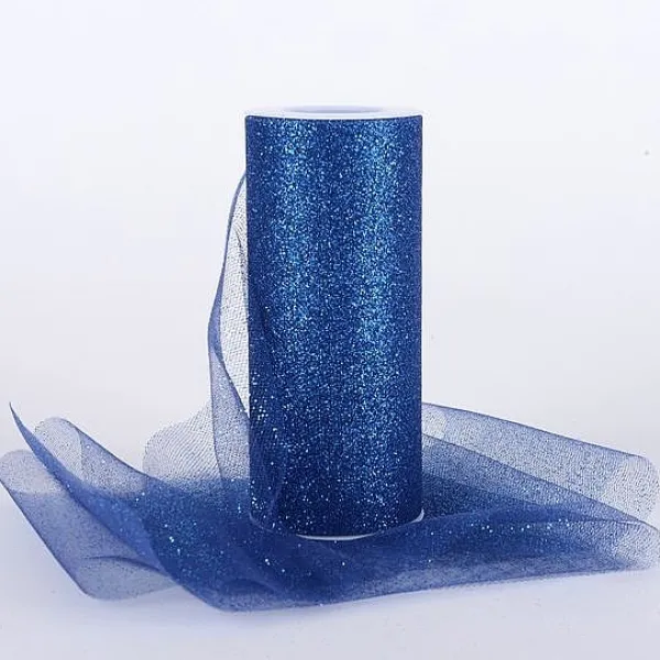 Badaboum Rouleau De Tulle Paillet 15Cm Bleu Marine X 9 M Tres Online