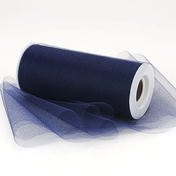 Badaboum Rouleau De Tulle Souple 15Cm Bleu Marine X 9 M Tres Clearance