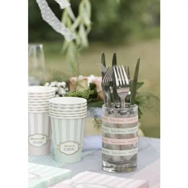 Clearance Ruban Autocollant Baby Shower Rose Theme D Co Baby Shower