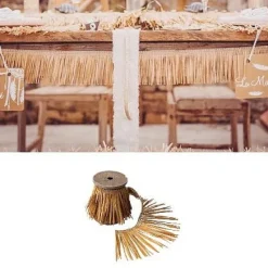 Badaboum Ruban Bali Raphia Naturel 10Cm