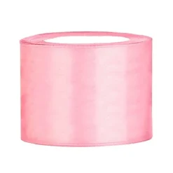 Hot Ruban Bapt Me Rose En Satin Large 50 Mm X 25 M Tres Theme Bapteme