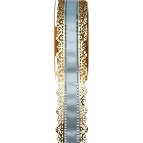 Best Ruban Charlotte Dentelle Bleu Ciel 50Mm X 20 M Tres Theme Dentelle