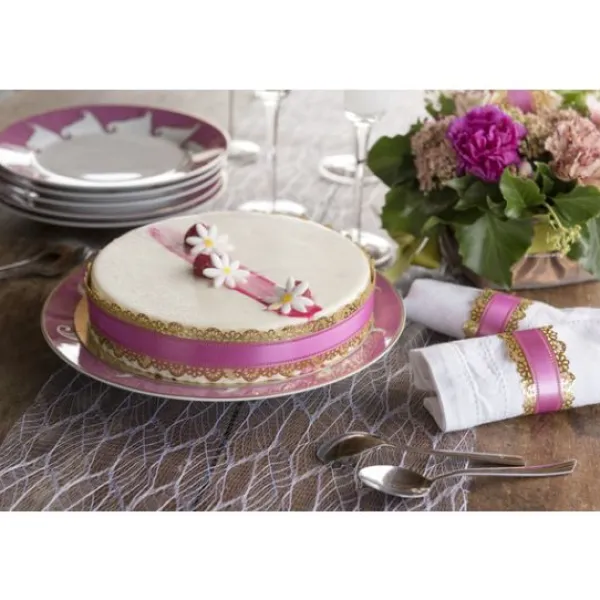 Best Ruban Charlotte Dentelle Bleu Ciel 50Mm X 20 M Tres Theme Dentelle