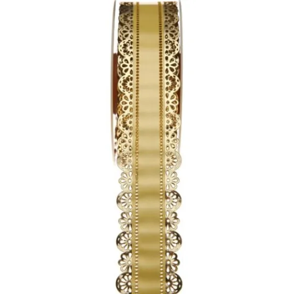 Online Ruban Charlotte Dentelle Jaune 50Mm X 20 M Tres Theme Dentelle