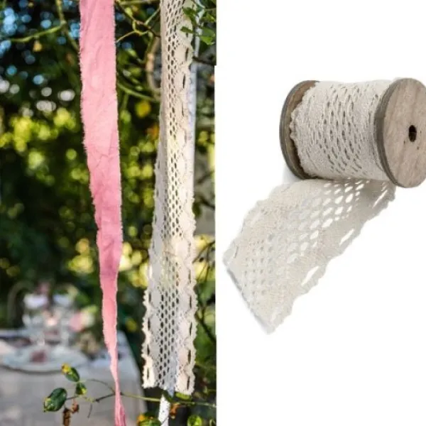 Online Ruban Dentelle Blanc 80Mm X 3 M Tres Theme Dentelle