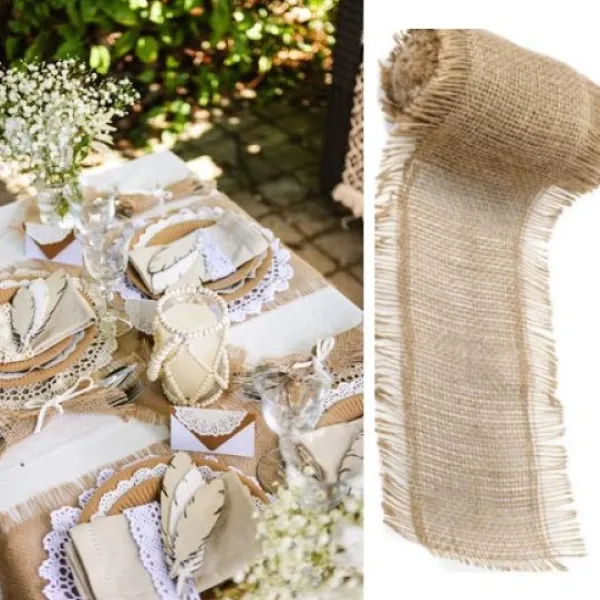 Best Ruban En Jute Naturel Effil 15Cm X 5 M Tres Theme Jute