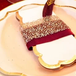 Badaboum Ruban En Velours Marsala 50Mm Clearance