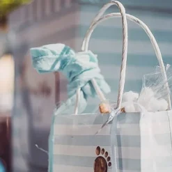 Badaboum Ruban Gaze De Coton Bleu Ciel New