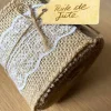 Clearance Ruban Jute Et Dentelle Pas Cher 60Mm Theme Dentelle