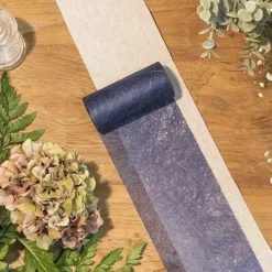 Badaboum Ruban Large Bleu Marine 10 Cm X 10 M New