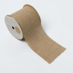 Best Ruban Large En Jute Naturelle 10Cm X 5 M Tres Theme Jute