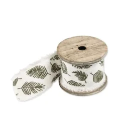 Badaboum Ruban Lin Feuilles Tropicales