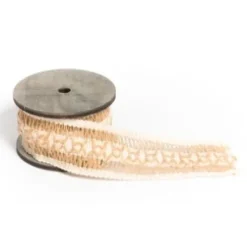 Best Ruban Mariage Calcutta Ajour Jute Naturelle Et Ivoire Theme Jute