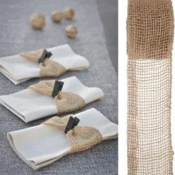 Online Ruban Mariage En Jute Naturel 70Mm Theme Jute