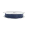 Badaboum Ruban Organdi 7 Mm Bleu Marine X 20 M Tres New