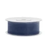 Badaboum Ruban Organdi 25 Mm Bleu Marine X 25 M Tres Hot