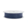 Badaboum Ruban Organdi 15Mm Bleu Marine X 20 M Tres Sale