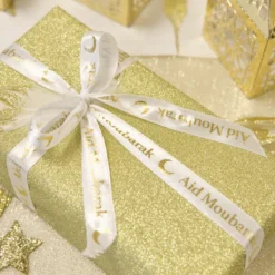 Best Ruban Saint 12 Mm Aid Moubarak Theme Eid Mubarak & Ramadan