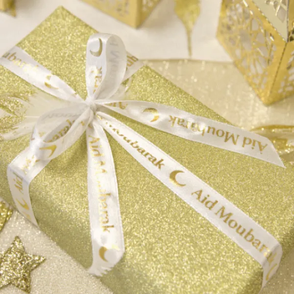 Best Ruban Saint 12 Mm Aid Moubarak Theme Eid Mubarak & Ramadan