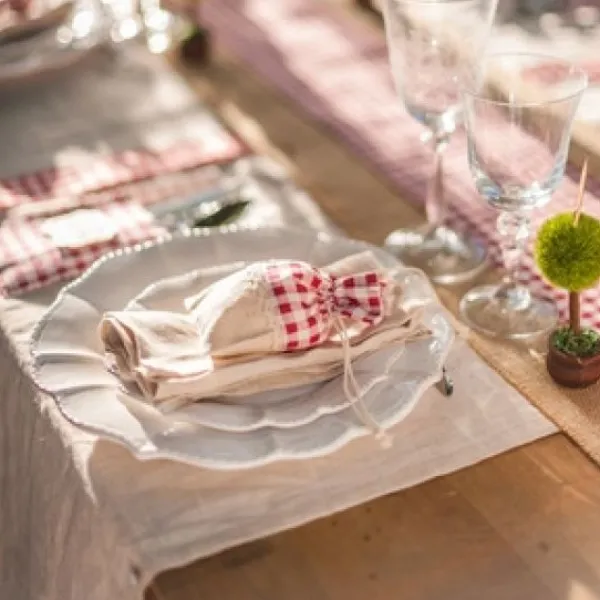 Badaboum Sac Drag Es En Lin Vichy X 5 Pi Ces