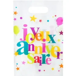 Best Sachet A Bonbon Joyeux Anniversaire Multicolore X 10 Pi Ces Theme Joyeux Anniversaire