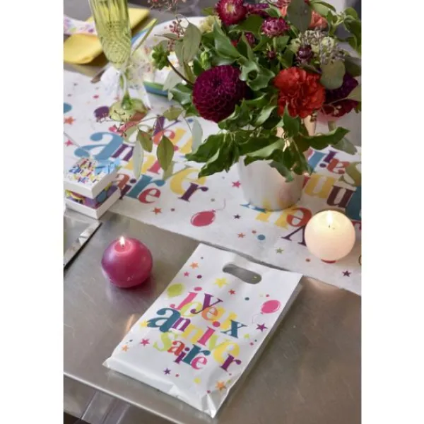 Best Sachet A Bonbon Joyeux Anniversaire Multicolore X 10 Pi Ces Theme Joyeux Anniversaire