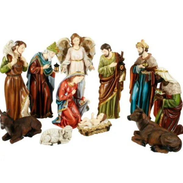 Badaboum Santon De Cr Che Noel G Ant 40Cm X 11 Pi Ces Clearance