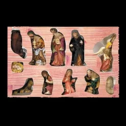 Badaboum Santon De Noel Pas Cher 7Cm X 11 Pi Ces Discount