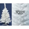 Badaboum Sapin Artificiel De Noel Blanc 150 Cm 280 Branches Outlet