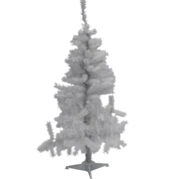 Badaboum Sapin De Noel Artificiel Argent 120 Cm Outlet