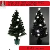 Badaboum Sapin De Noel Fibre Optique 14 Etoiles Blanches Hot