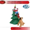 Badaboum Sapin De Noel Gonflable Lumineux Avec Chien Et Pere Noel Online