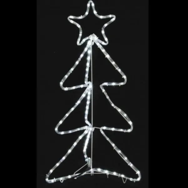 Badaboum Sapin De Noel Lumineux Ext Rieur 120 Led Blanche Outlet