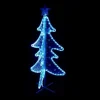 Badaboum Sapin De Noel Lumineux Ext Rieur 72 Led Bleu Hot