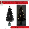 Badaboum Sapin De Noel Noir Fibre Optique 120Cm Outlet