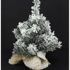 Badaboum Sapin Deco De Table Noel Pied En Jute Flock 30Cm Online