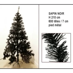 Badaboum Sapin Noir 210Cm 600 T Tes Clearance