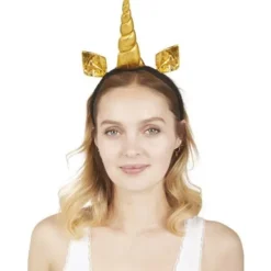 Online Serre-T Te Licorne Or Et Noir Theme Licorne