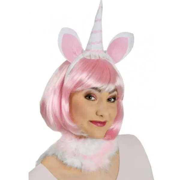 Clearance Serre-T Te Licorne Rose Et Blanc Theme Licorne