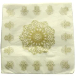 Hot Serviette De Table En Papier Oriental Or X 20 Pi Ces Theme Eid Mubarak & Ramadan