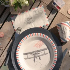 Badaboum Serviette En Papier Bon Voyage 40X33Cm X20 Pi Ces