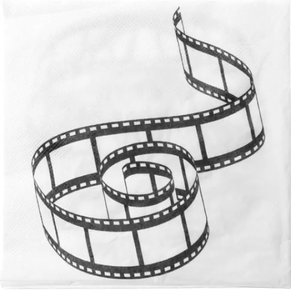 Clearance Serviette En Papier Cinema X 20 Pi Ces Theme Cinema