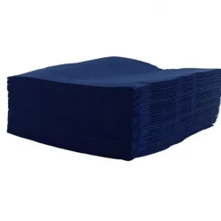 Badaboum Serviette En Papier Cocktail Bleu Marine X 40 Pi Ces Clearance