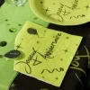 Discount Serviette En Papier Joyeux Anniversaire Vert Anis X 20 Pi Ces Theme Joyeux Anniversaire