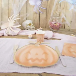 New Serviettes En Papier 33Cm Citrouille Pastel X 16 Pi Ces Theme Deco Pastel