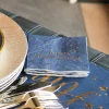 Clearance Serviettes En Papier Joyeux Anniversaire Bleu Marine 25 Cm X20 Pi Ces Theme Joyeux Anniversaire