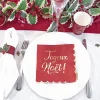 Badaboum Serviettes En Papier Joyeux Noel 33Cm X 16 Pi Ces Discount